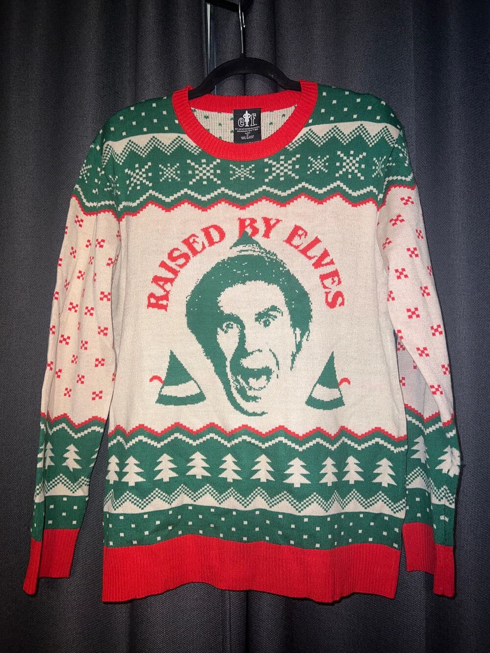 Ugly Christmas Sweater Xmas Size Medium Elf